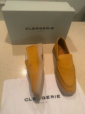 Robert Clergerie Women’s Nubuck Leather Slip-On Loafers FR 39.5, US 9
